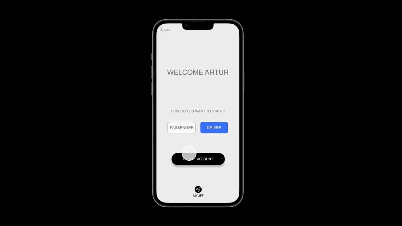 UX Lift App - Driver