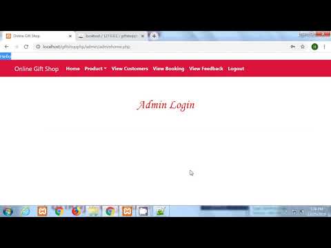 11 Gift Shop PHP Project Development | Hindi