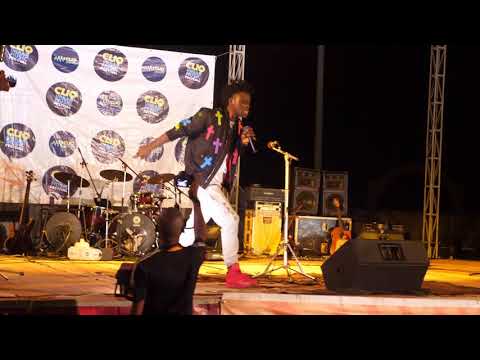 Zee Jm__ peformance at the Cliq urban music festival Buea.