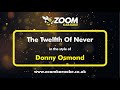 Donny Osmond - The Twelfth Of Never - Karaoke Version from Zoom Karaoke
