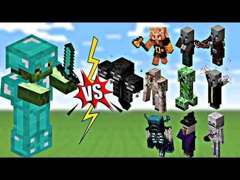 EPIC Minecraft Netherite Armor Zombie Showdown