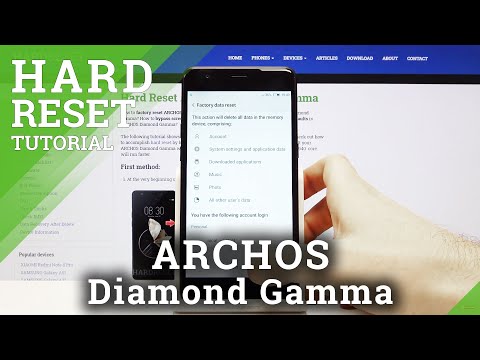 How to Hard Reset ARCHOS Diamond Gamma – Factory Reset
