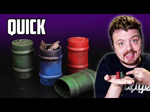 How to Make Oil Barrels for Warhammer 40k