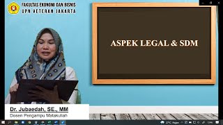 TM 5 : STUDI KELAYAKAN BISNIS "ASPEK LEGAL"