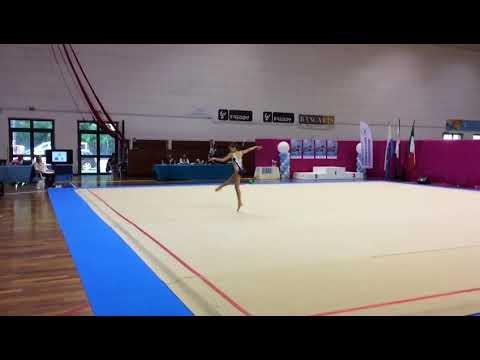 GR SERIE B 2017 - prima prova - Eva Testa - corpo libero- (polimnia) San Marino