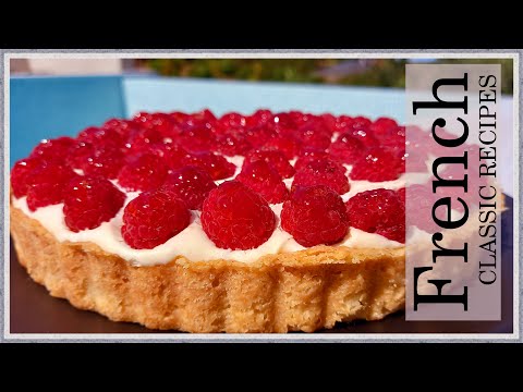 French Custard and Raspberry Tart Recipe