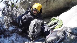 Grandfather Mountain Winter Hike to Attic Window Peak