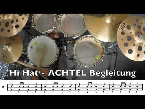 Achtel und Viertel Grooves - Hi-Hat Achtelnoten - Syncopation for the modern Drummer by Ted Reed