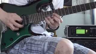 Dream Theater - The Shattered Fortress - Guitar solo performance by Cesar Huesca (HD)