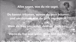 Daliah Lavi - Oh, wann kommst. du (Lyrics)