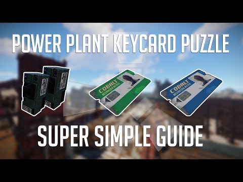 Power Plant Keycard Puzzle in 160 Seconds | Rust Monument Puzzles