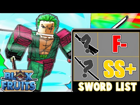 Ranking Every SWORD (WEAKEST to STRONGEST) in Blox Fruit