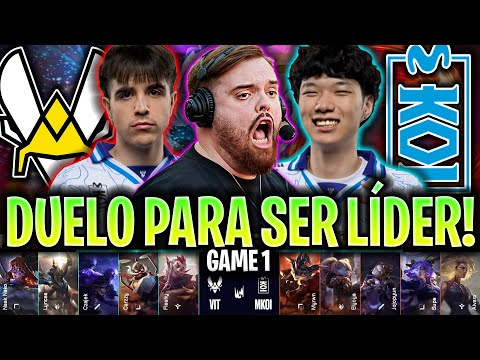 KOI SE JUEGA SER LÍDER DE LEC! 😱IBAI EN EL COSTREAM!🔥 - VIT vs KOI Game 1 LEC 2025 ESPAÑOL KNEKRO