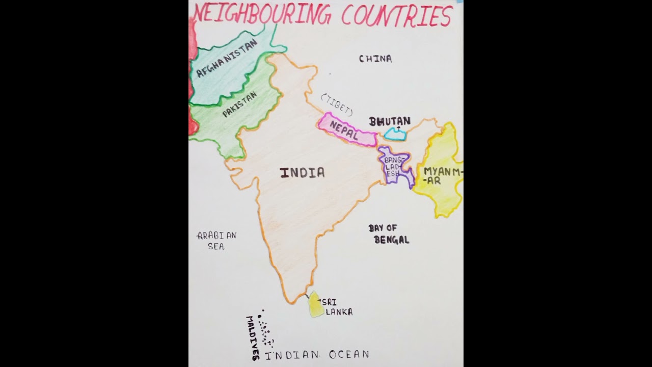 Neighbouring countries of India
