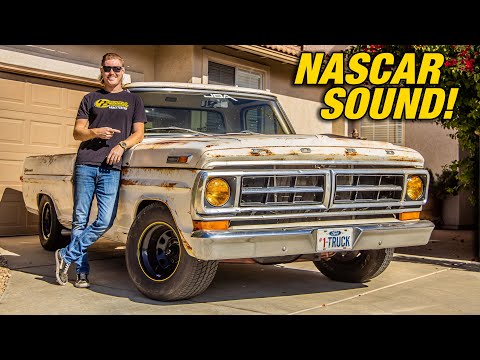 My F100's New Custom NASCAR Exhaust SOUNDS INSANE!