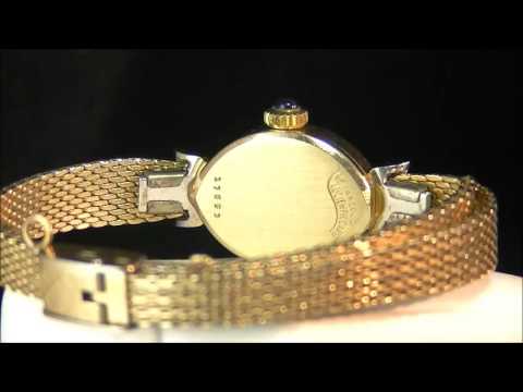 SOLID GOLD DIAMOND SWISS LUCIEN PICCARD WATCH ~ NO RESERVE