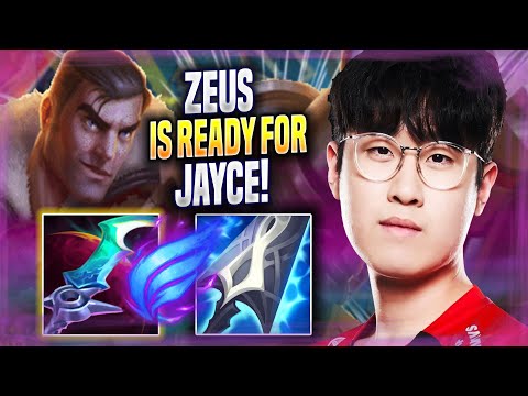 ZEUS IS READY FOR JAYCE! - T1 Zeus Plays Jayce TOP vs Darius! | Season 2022