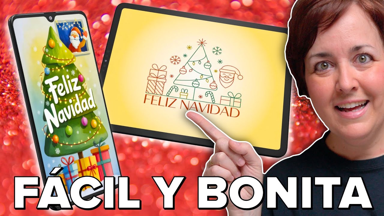 SORPRENDE a todo el mundo con una POSTAL de Navidad ÚNICA hecha POR TI 🎄