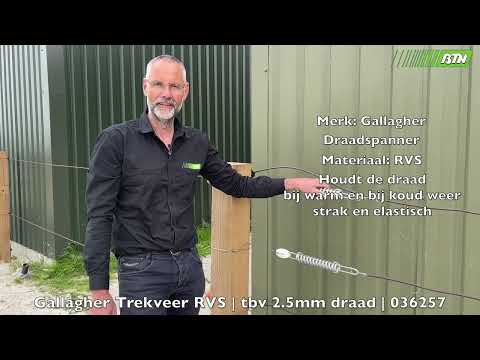 Gallagher Trekveer RVS | tbv 2.5mm draad | 036257 - BTN de Haas (135546)