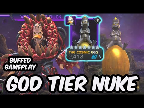 GOD TIER NUKE!? BUFFED 7 STAR VENOM THE DUCK MUCH BETTER THAN EXPECTED - Marvel Contest of Champions