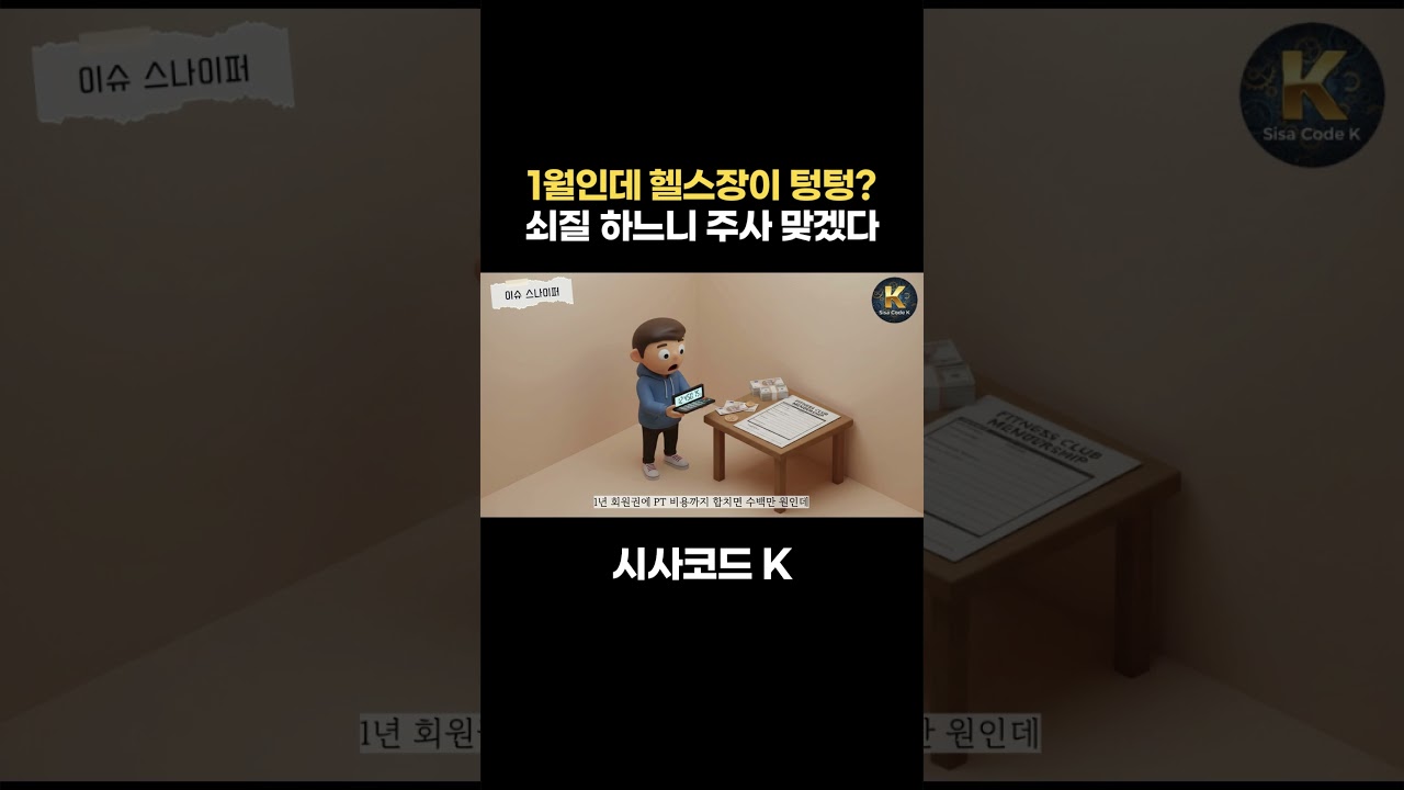1월인데 헬스장이 텅텅? 쇠질 하느니 주사 맞겠다