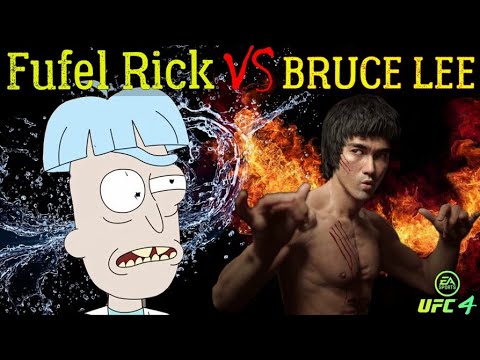 Bruce Lee vs. Fufel Rick - EA sports UFC 4 - CPU vs CPU