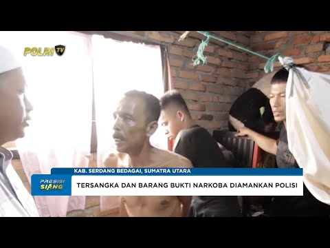 GEREBEK SARANG NARKOBA, POLRES SERDANG BEDAGAI AMANKAN PENGEDAR
