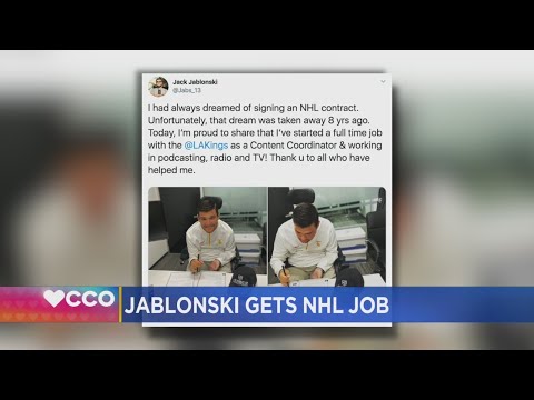 Jack Jablonski Gets NHL Job