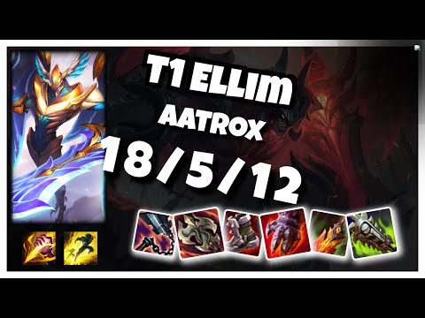 Aatrox vs Kayn T1 Ellim JUNGLE (18/5/12) - v10.25