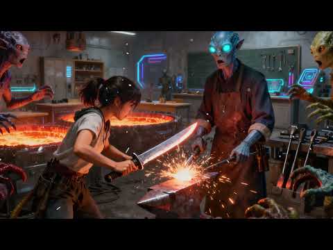 The Class Was Asked to Forge a Blade | The Human Girl Used It on the Alien Teacher   HFY Sci Fi