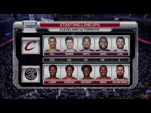 Toronto Raptors vs Cleveland Cavaliers Game 1- May 1st 2018