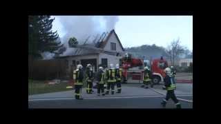 preview picture of video '09.04.2015: Brandstiftung? Blumenladen in Laage von Flammen zerstört'