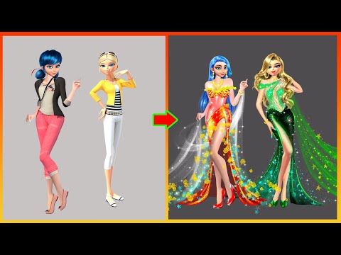 Ladybug & Chloe Transformation ✨ Stunning Style Glow Up | Miraculous Ladybug