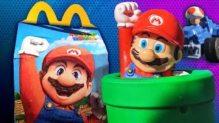 McDonald's Mario Movie Happy Meal Toy Unboxing (Mario + Toad!)