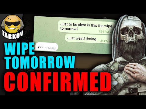 TARKOV WIPE TOMORROW - I Was One Day Off 🤡 // Escape from Tarkov Wipe Date