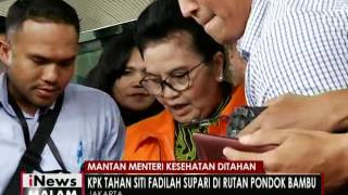 Download lagu Setelah diperiksa sebagai tersangka, KPK tahan mantan Menkes Siti Fadilah - iNews Malam 24/10 mp3