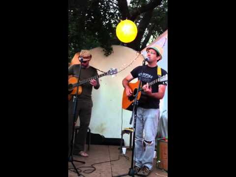 Tim O'Gara at RedHanded June 2011 residency with Amilia Spicer and Sean FayeCullen