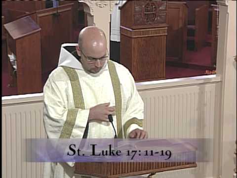 Homily 2012-11-22 - Fr Anthony Mary MFVA - Thanksgiving