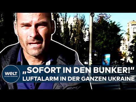 PUTINS KRIEG: Eskalation! "Sofort in den Bunker gehen!" Wieder Luftalarm in der gesamten Ukraine