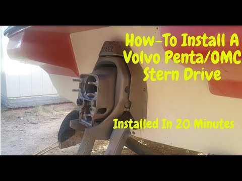 Boat Transom and Floor Rebuild - Installing OMC/Volvo Penta Stern Drive - Part 71