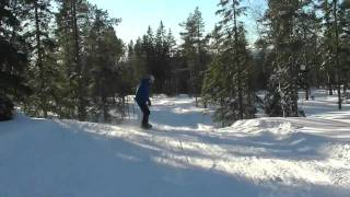 preview picture of video 'Gillersklack, Sweden, Snowboarding'