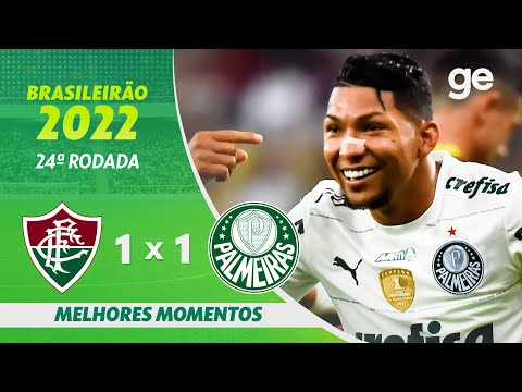 Gols e lances de Fluminense x Palmeiras