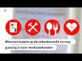 WERK: Waarom krapte op de arbeidsmarkt nu nog gunstig is voor werkzoekenden