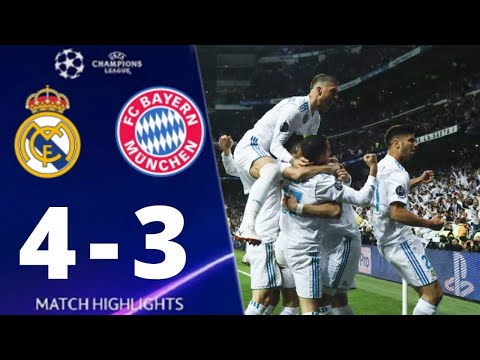 Real Madrid vs Bayern Munich 4-3 UEFA Champions League 2018 All Goals And Extended Highlights