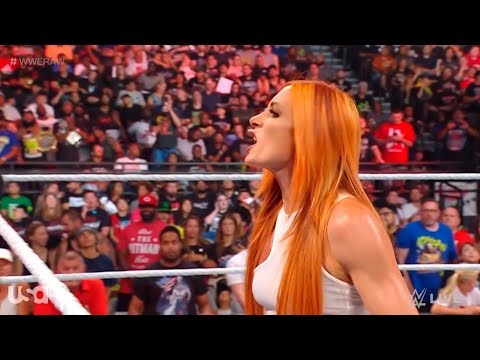 Trish Stratus confronts Becky Lynch - WWE RAW 7/3/2023