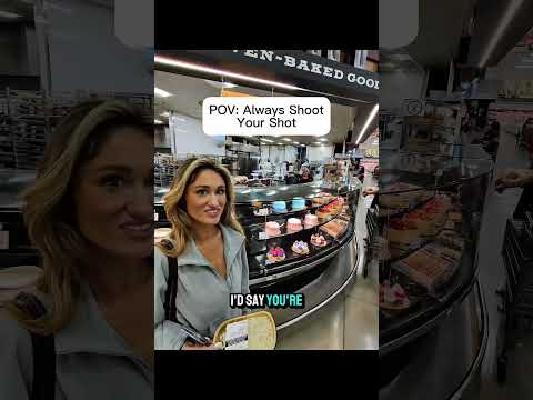 cold approach in a grocery store 😬 #shorts #stephspeaks #attractionacademy