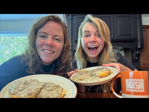 Cook With Us: Biscuits and Gravy! - Hailee And Kendra