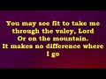 Point of Grace I Have No Doubt [With Lyrics]