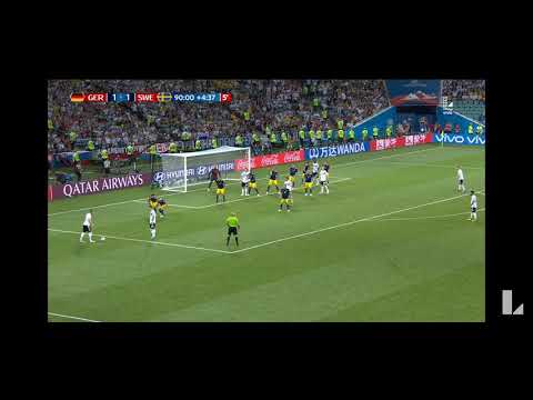 Gol para la victoria de Toni Kroos vs Suecia mundial 2018