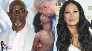 Kimora Lee Simmons Son KISSES  Step Dad on Lips While REAL Dad Djimon Hounsou Fights For Visitation